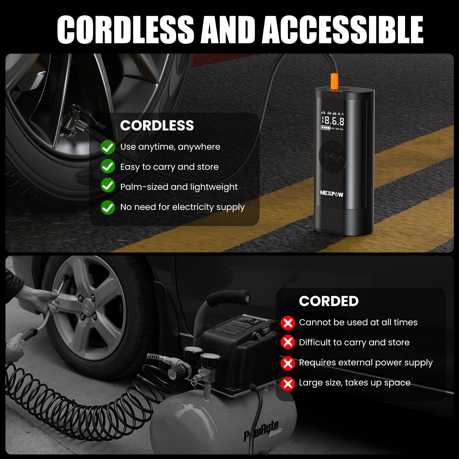 An application scenario or product detail of nexpow tire inflator - Image 7