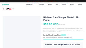 Niphean - Car Charger Electric Air Pump