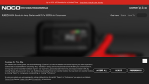 NOCO - AX65 2000A Boost Air Jump Starter & Compressor