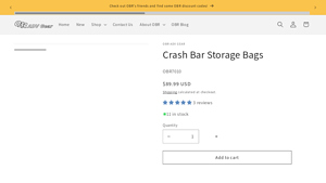 OBR Adv Gear - Crash Bar Storage Bags