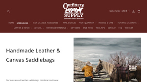 Outfitters Supply - Canvas & Leather Saddlebags