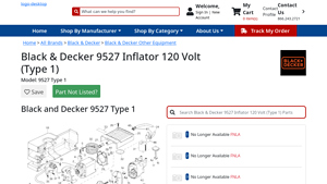 Black & Decker - 9527 Inflator 120 Volt