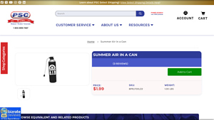 Petroleum Service Company - Summer Air in a Can