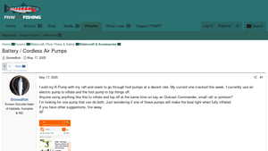 Ryobi - Cordless Air Pump