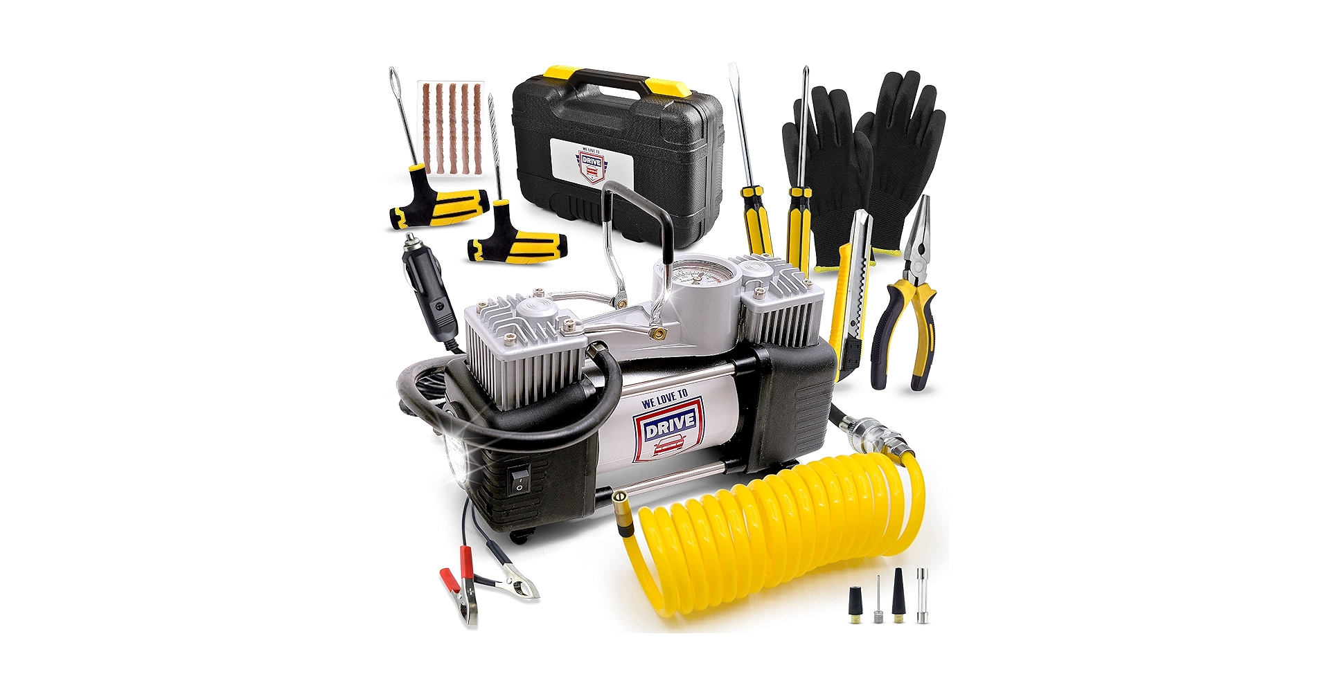 An application scenario or product detail of portable air compressor for car tyres - Image 13