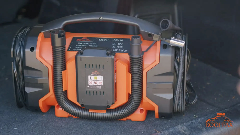 An application scenario or product detail of portable air compressor for car tyres - Image 18