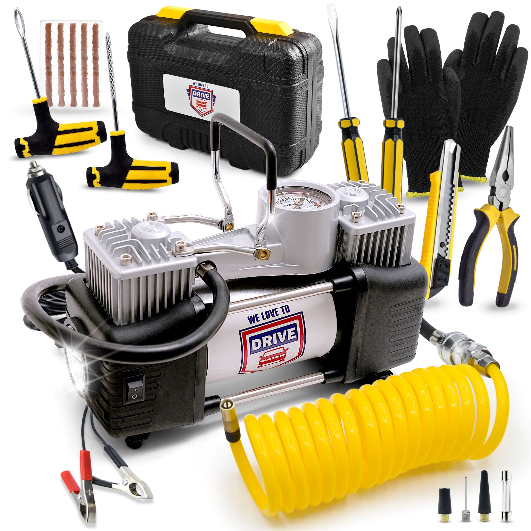 Featured image for the portable air compressor for car tyres guide