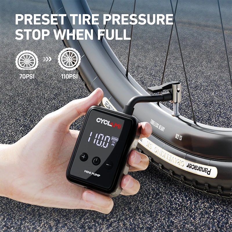 An application scenario or product detail of portable bike tire inflator - Image 22
