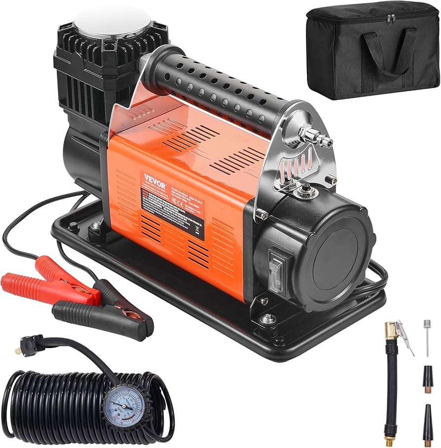 An application scenario or product detail of portable tire air compressor 12v - Image 1