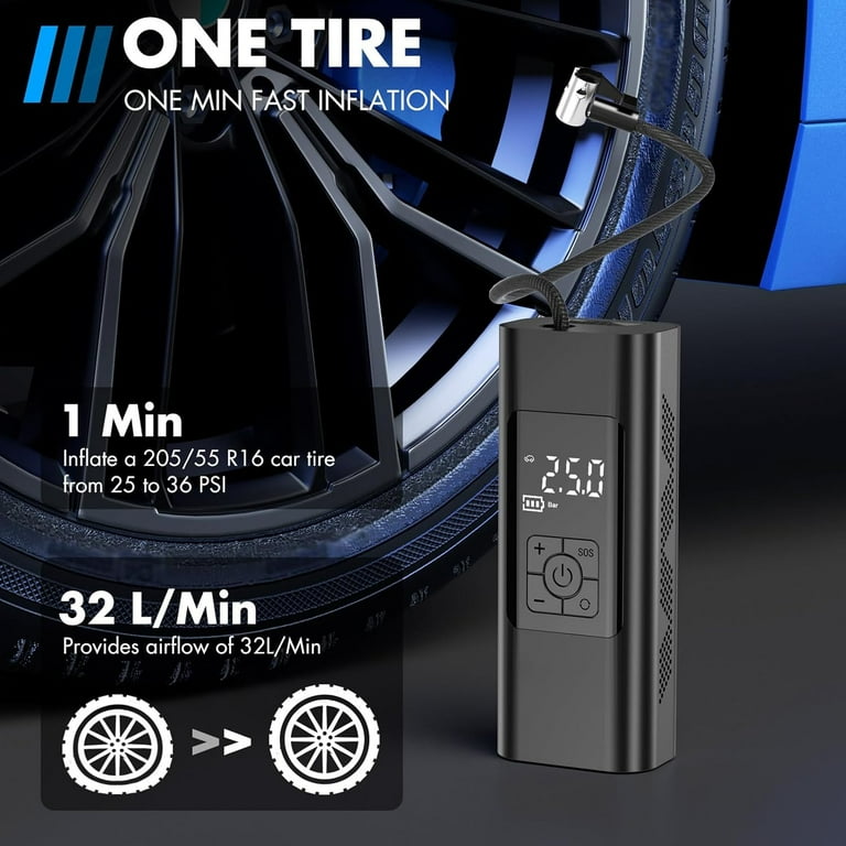 An application scenario or product detail of portable tire air compressor reviews - Image 13