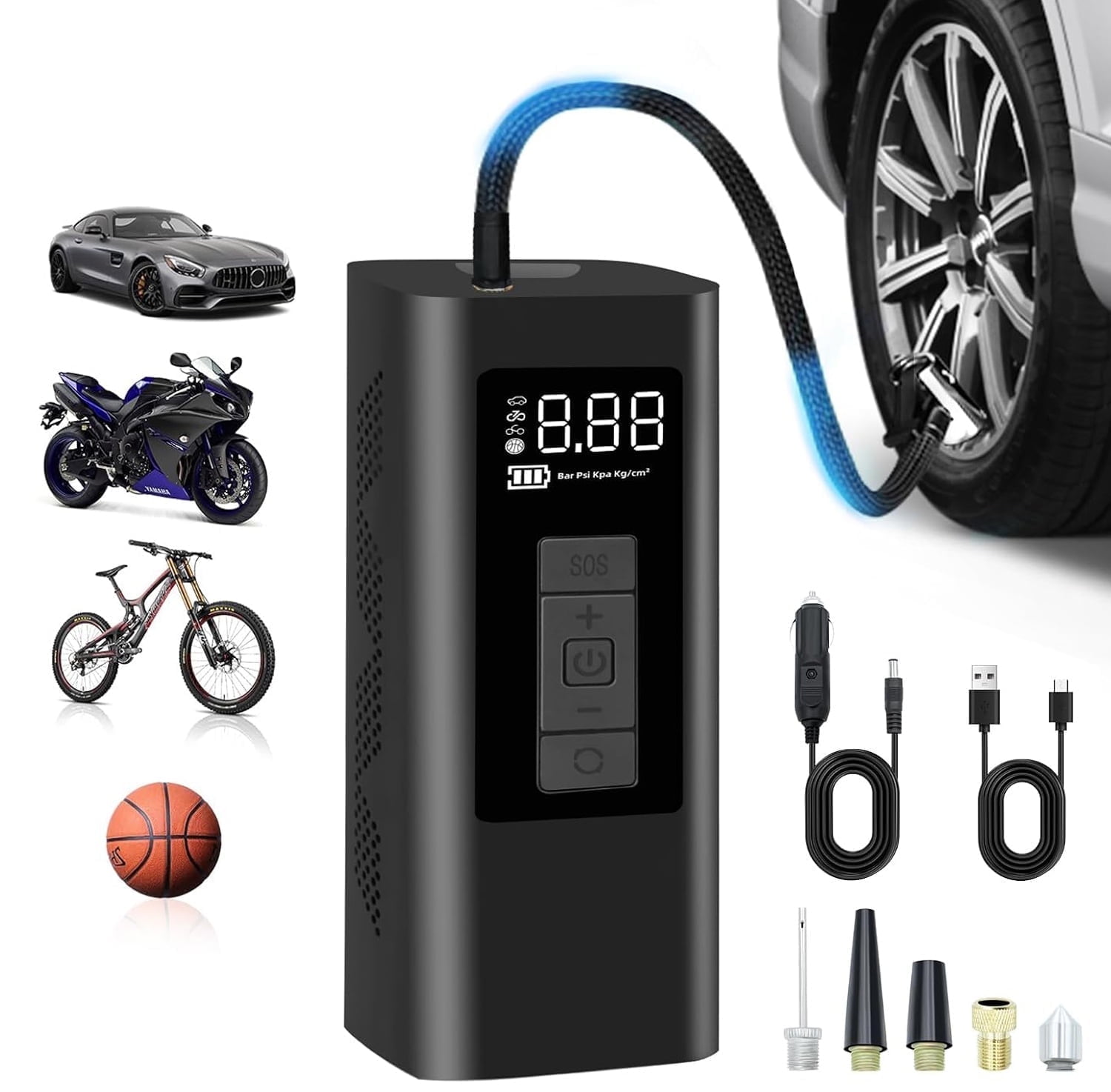 An application scenario or product detail of portable tire air compressor walmart - Image 7