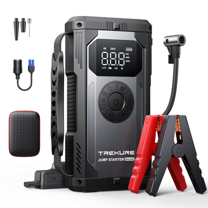 An application scenario or product detail of portable tire inflator and jump starter - Image 6