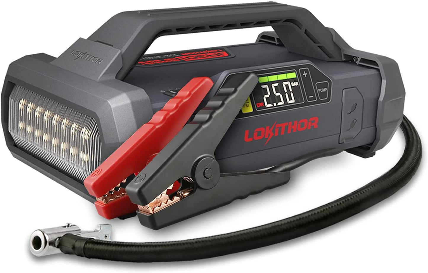 An application scenario or product detail of portable tire inflator and jump starter - Image 8