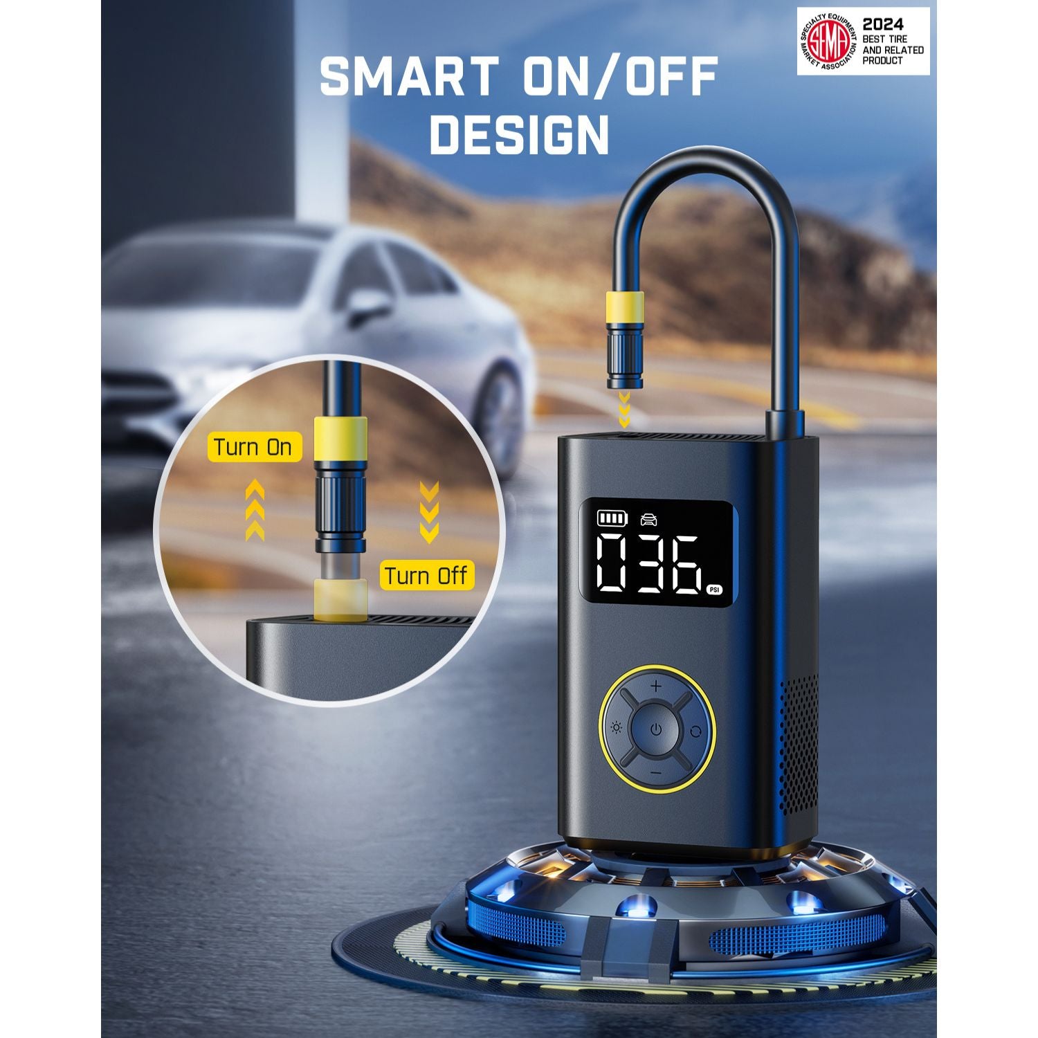 An application scenario or product detail of portable tire inflator nearby - Image 10
