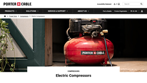 PORTER-CABLE - Electric Compressors and Combo Kits