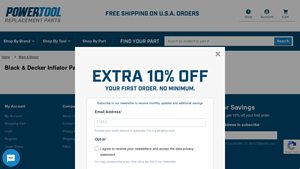 Power Tool Replacement Parts - Free Delivery