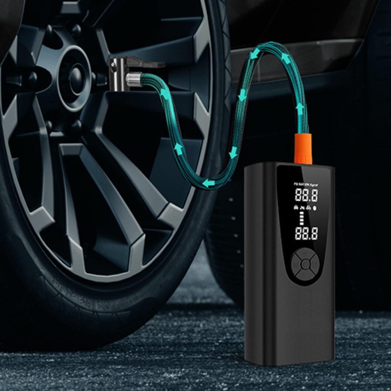 An application scenario or product detail of prilotte tire inflator - Image 4