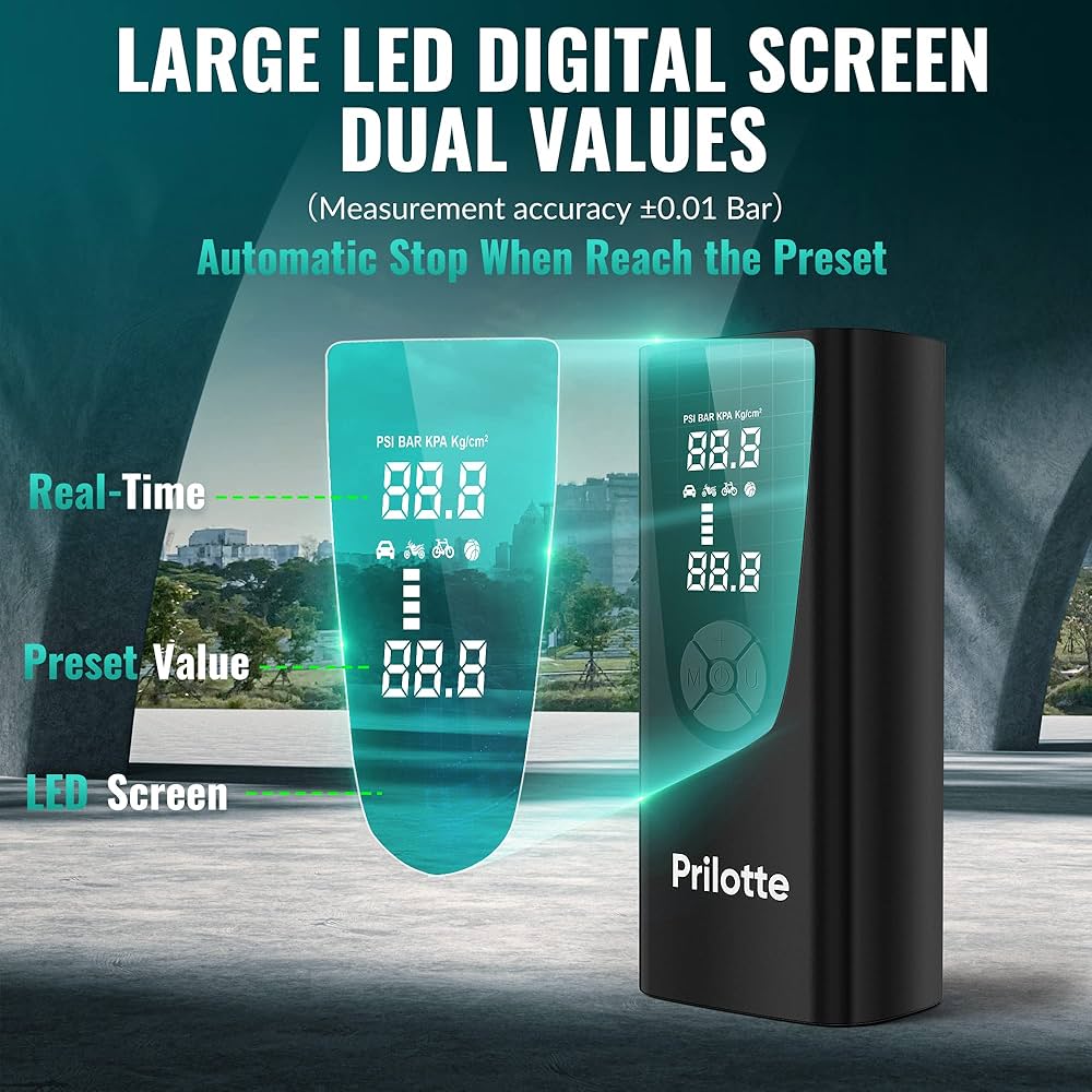 An application scenario or product detail of prilotte tire inflator - Image 14