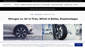 Principle Volvo Cars - Nitrogen Tire Filling