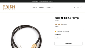 Prism Motorcycles - Kick-N-Fill Air Pump