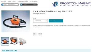 ProStock Marine - Vac4 Inflate / Deflate Pump