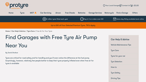 Protyre - Free Tyre Pressure Checks