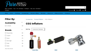 Pure Ride Cycles - Planet Bike Red Zeppelin CO2 Inflator