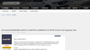 Ranger 5G - AUXITO A502 Air Compressor