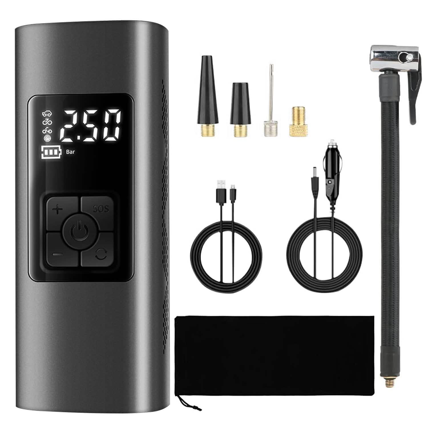 An application scenario or product detail of rechargeable tire pump - Image 12