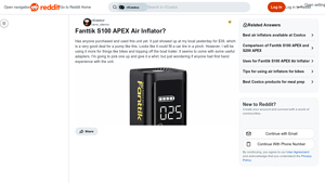 Fanttik - S100 APEX Air Inflator