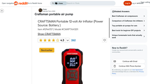 Craftsman - Portable Air Pump