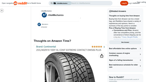 Amazon - Tires