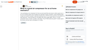 Air Compressor - Key Specifications