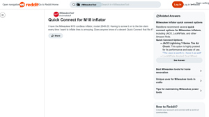 Milwaukee - M18 Cordless Inflator 2848-20