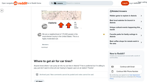 Air - Tire Inflation Locations in Astoria