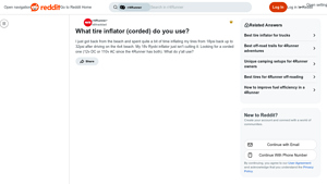 Ryobi - Inflator Performance Comparison