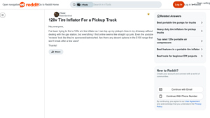 Quality 120V Tire Inflator - Best Options for Pickup Trucks