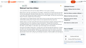 Walmart - Hart Tire Inflator HPIF50