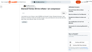 Etenwolf - Vortex S6 Tire Inflator