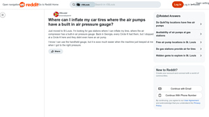 Reddit - Air Pumps with Built-in Pressure Gauges