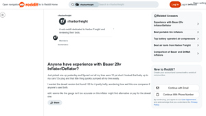 Bauer - 20V Inflator/Deflator