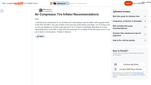 Reddit - Bicycle Inflation Tools