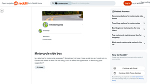 Reddit - Motorcycle Side Box Alternatives