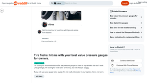 Jaco - Analog Tire Pressure Gauge