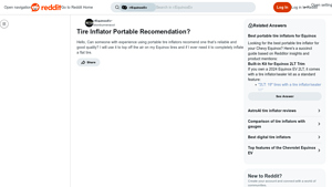 Pittsburgh - 12v Tire Inflator