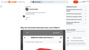 Hercules - Missing Tire Inflator
