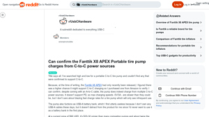 Fanttik - X8 APEX Portable Tire Pump