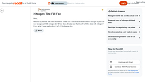 Reddit - Nitrogen Tire Fill Fee