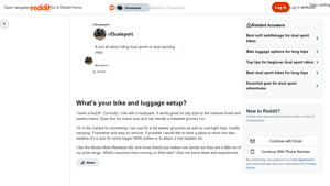 KLX230 - Mosko Moto Reckless 40L & Green Chili Adventure Gear