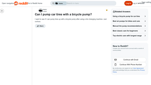 Reddit - Bicycle Pump Tips